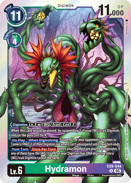 Hydramon (EX9-044) - Rare EX09 Versus Monsters