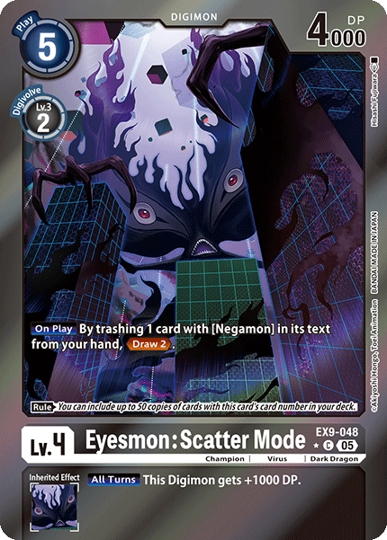 Eyesmon: Scatter Mode (EX9-048) - Limited C EX09 Versus Monsters