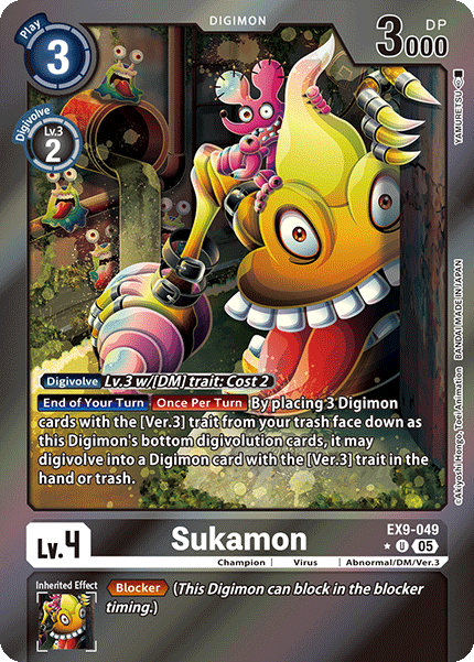 Sukamon (EX9-049) - Limited UC EX09 Versus Monsters