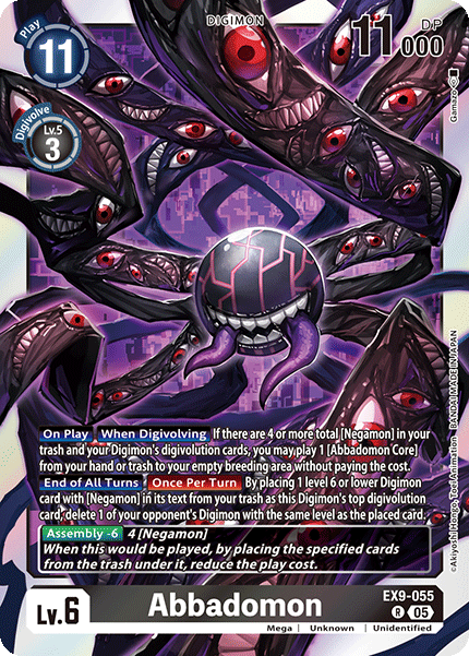 Abbadomon (EX9-055) - Rare EX09 Versus Monsters