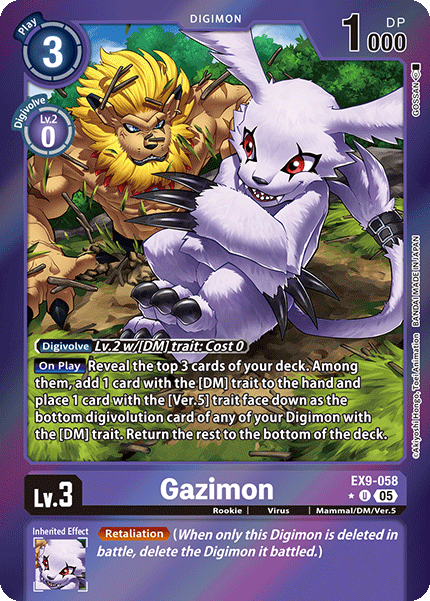 Gazimon (EX9-058) - Limited UC EX09 Versus Monsters
