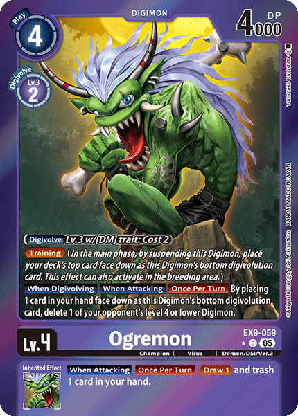 Ogremon (EX9-059) - Limited C EX09 Versus Monsters