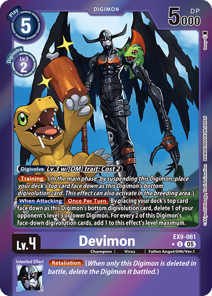 Devimon (EX9-061) - Limited UC EX09 Versus Monsters