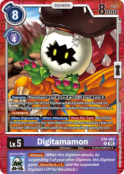 Digitamamon (EX9-063) - Rare EX09 Versus Monsters