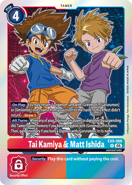 Tai Kamiya & Matt Ishida (EX9-066) - Rare EX09 Versus Monsters