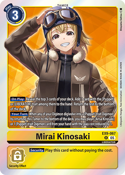 Mirai Kinosaki (EX9-067) - Rare EX09 Versus Monsters
