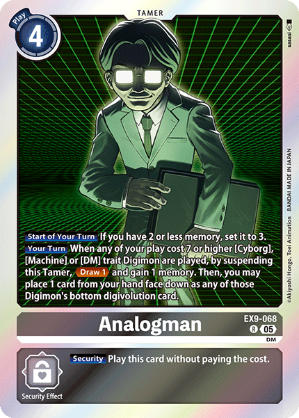 Analogman (EX9-068) - Rare EX09 Versus Monsters