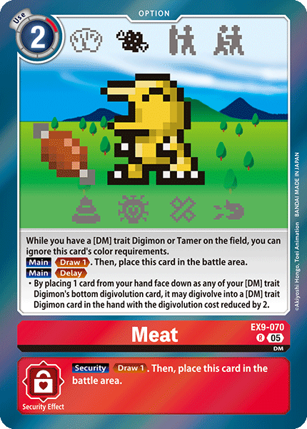 Meat (EX9-070) - Rare EX09 Versus Monsters