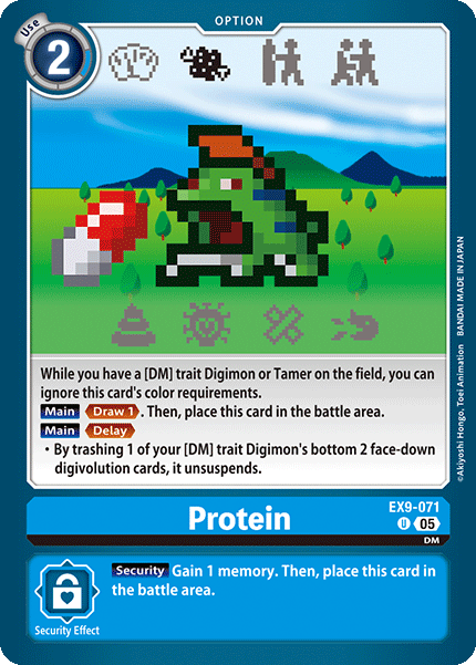 PLAYSET (4) 4x Protein (EX9-071) - Uncommon EX09 Versus Monsters