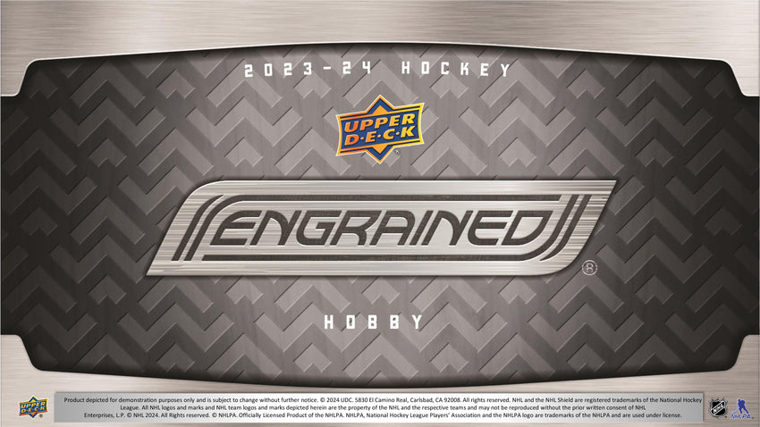2023-24 Upper Deck Engrained Hockey Hobby Box (Pre Order Sep 27)