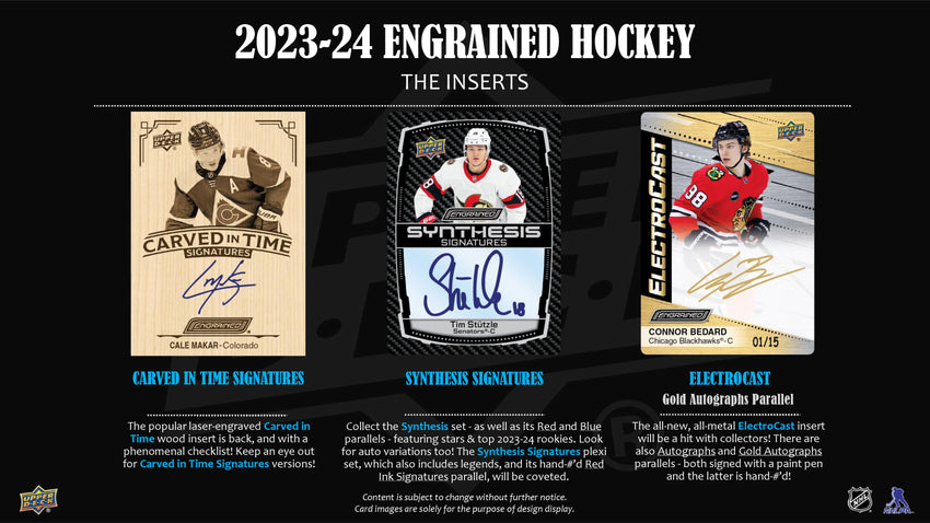 2023-24 Upper Deck Engrained Hockey Hobby Box (Pre Order Sep 27)