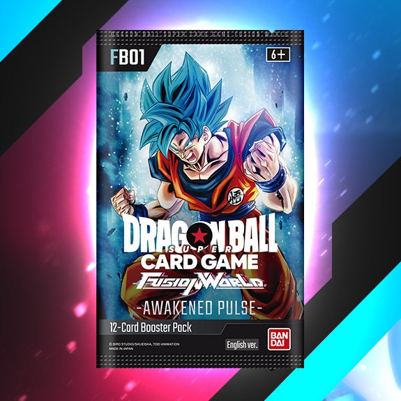 ultra rare mega pokemon cards Dragon Ball Super Fusion World; Awakened Pulse [FB01] Booster Box main image 0