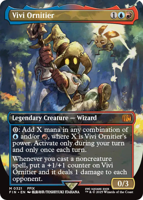 BORDERLESS Vivi Ornitier - #321 - Mythic Final Fantasy