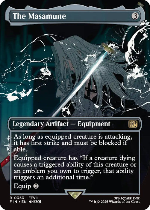 FOIL BORDERLESS The Masamune - #353 - Rare Final Fantasy