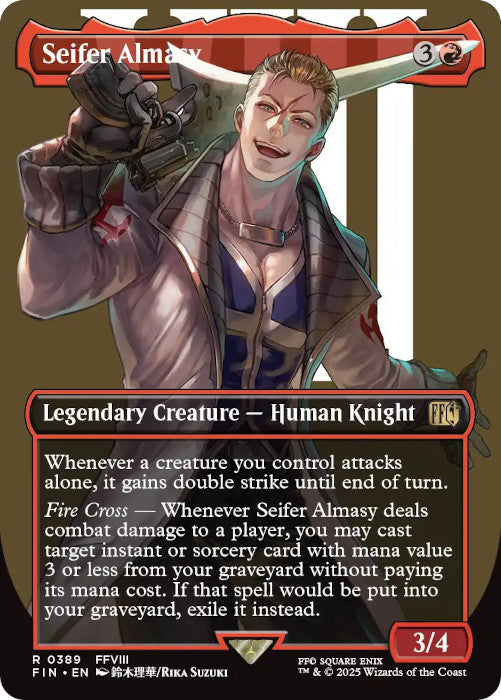 FOIL BORDERLESS Seifer Almasy - #389 - Rare Final Fantasy