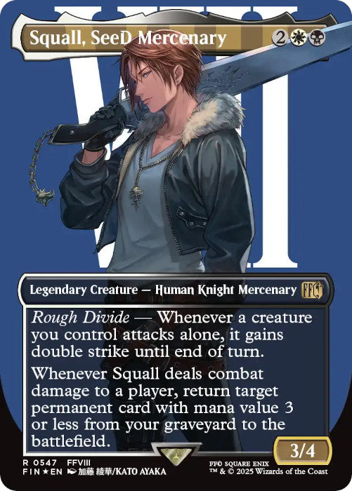 [SURGE FOIL] Squall, SeeD Mercenary - #547 - Rare Final Fantasy