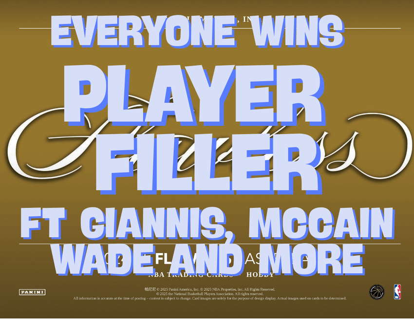 PLAYER FLAWLESS FILLER inc Giannis, McCain 1 PACK Opening - #30921・Random Team (Jan 13 4pm)