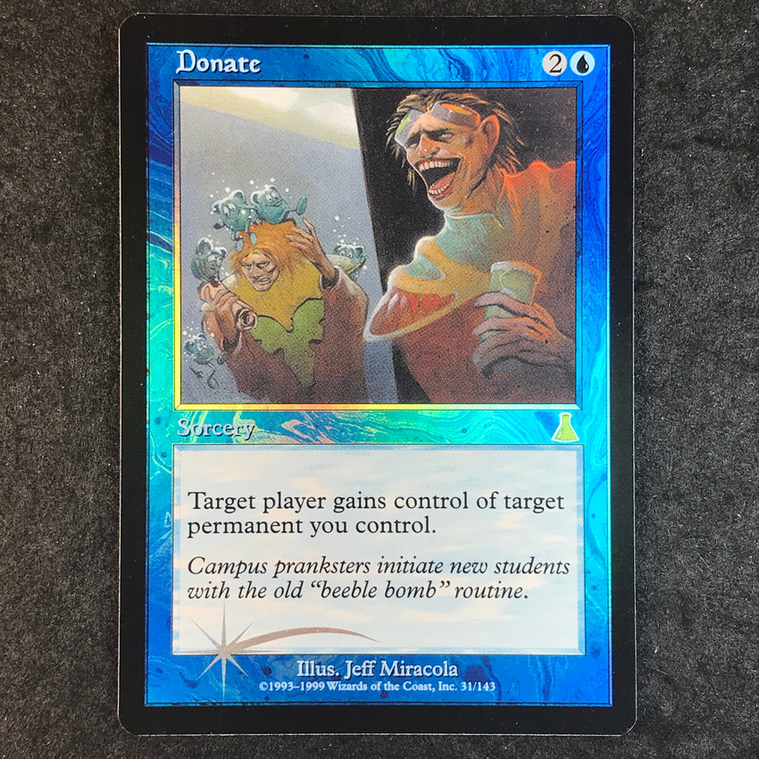 FOIL Donate - 31/143 - 1999 Magic the Gathering - 1999 Magic the Gathering Urza's Destiny