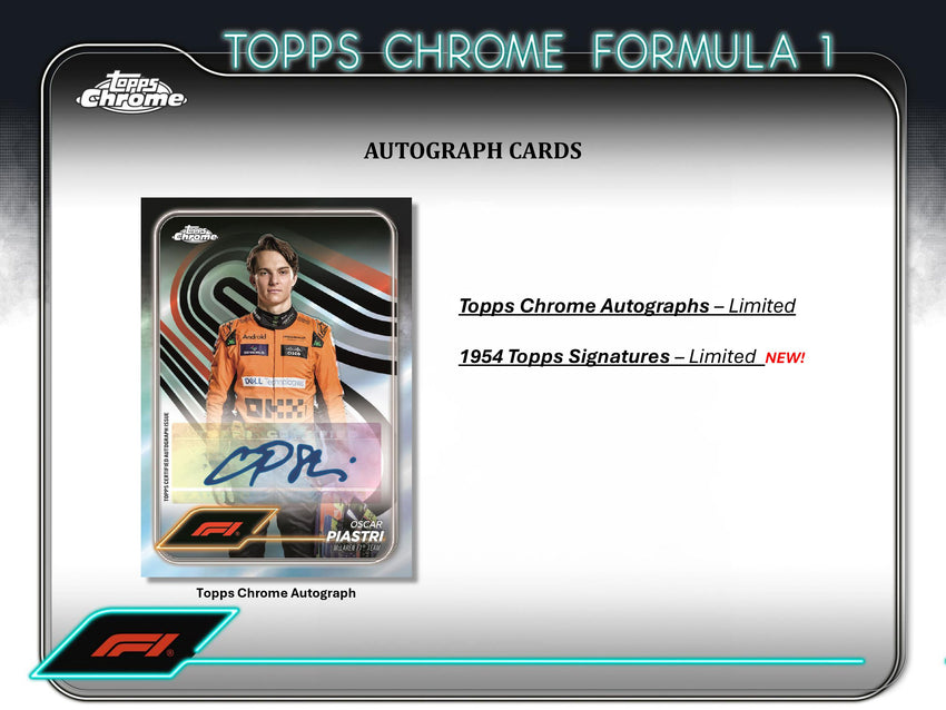 rare f1 cards 2024 2024 Topps Chrome Formula 1 Racing Value Blaster Box