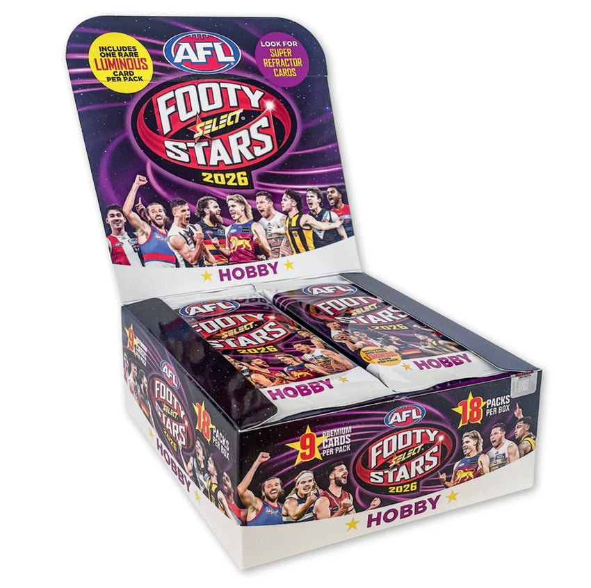 2026 Select AFL Footy Stars Hobby 6-Box Half Case Opening #32071 - Team Based - Apr 23 (4pm)