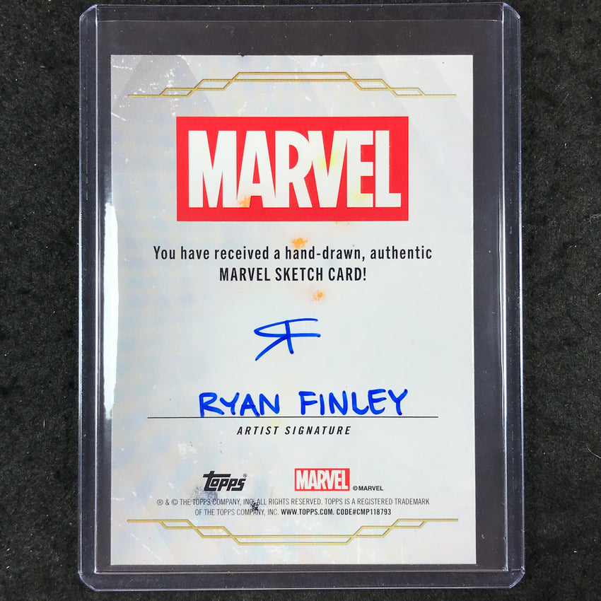 2026 Topps Chrome Marvel Comics DOYLE DORMAMMU Artist Sketch 1/1 RYAN FINLEY