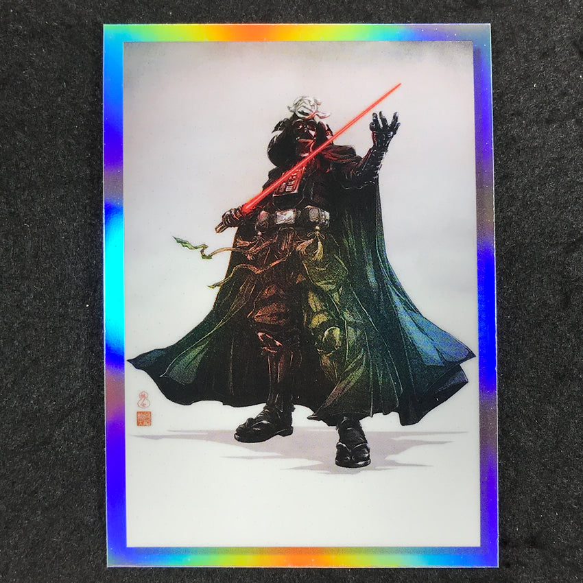 2023 Star Wars Galaxy Chrome DARTH VADER Galactic Visions Refractor #12