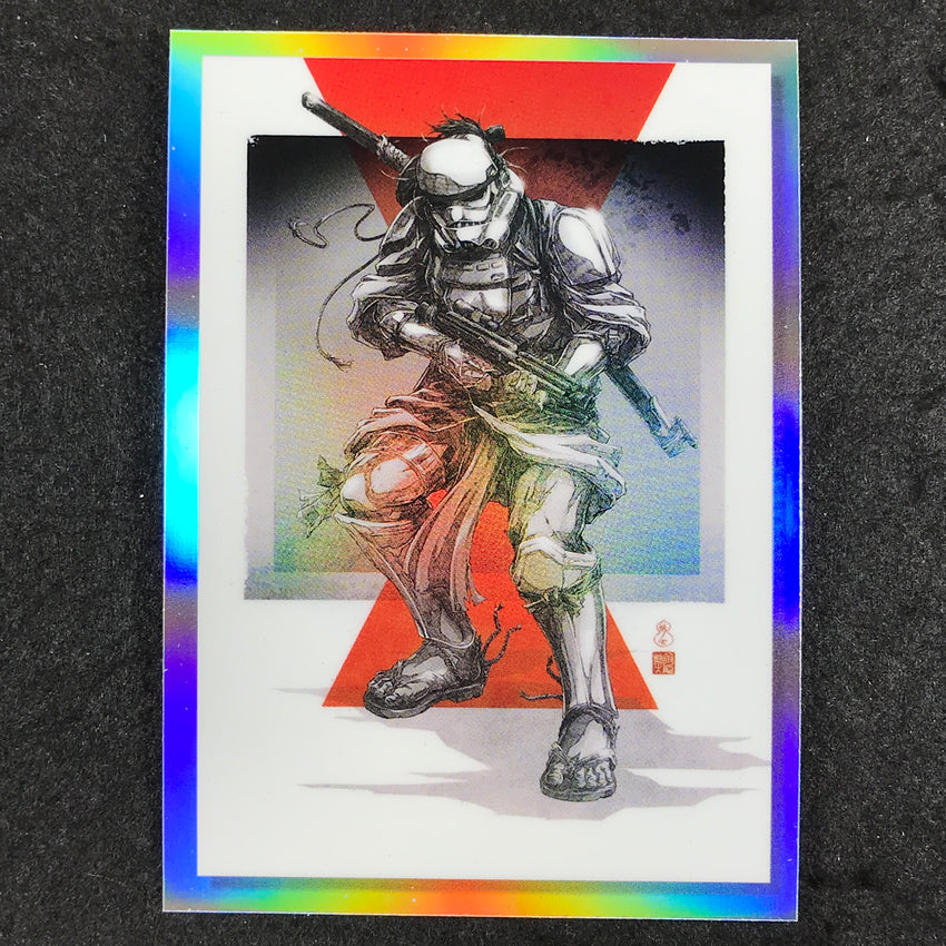 2023 Star Wars Galaxy Chrome STORMTROOPER Galactic Visions Refractor #14