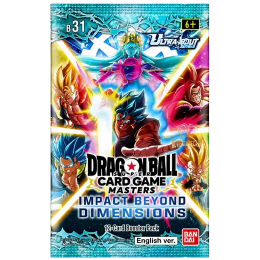 Dragon Ball Super TCG Masters [ B31 ] Impact Beyond Dimensions Booster Pack