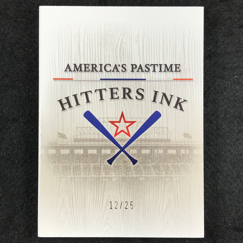 2024 Boys of Summer TYLER GENTRY Hitter's Ink Update Patch Auto Booklet 12/25