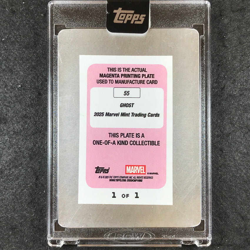 2025 Marvel Mint GHOST Magenta Printing Plate 1/1 #55