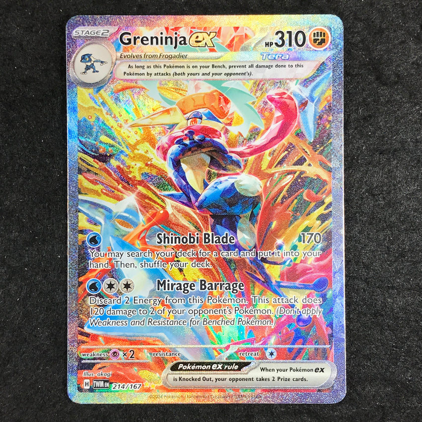 [SPECIAL] Greninja ex - 214/167 - Special Illustration Rare Twilight Masquerade