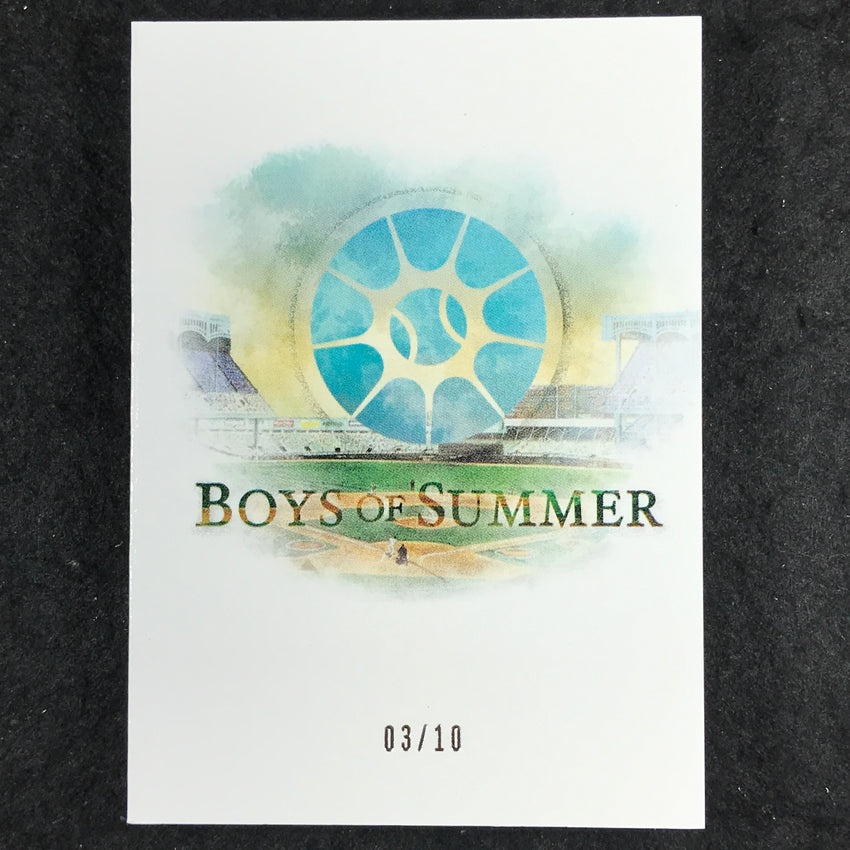 2025 Boys of Summer GRIFF O'FERRALL Jumbo Swatch Patch Auto Booklet Gold 3/10