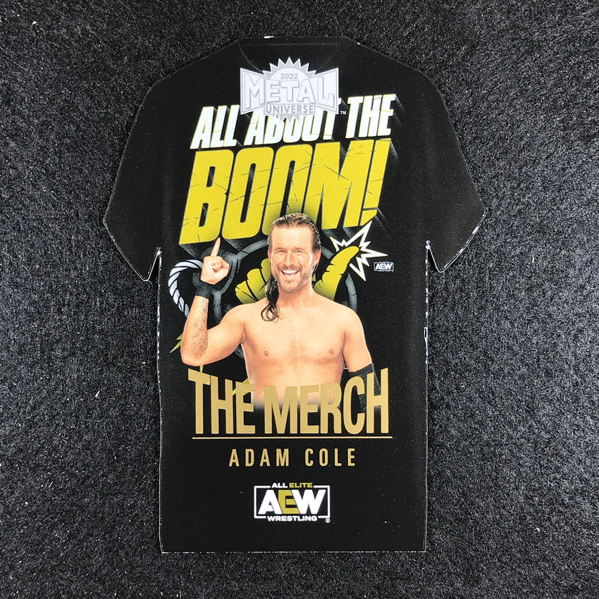 2022 Metal Universe AEW Adam Cole The Merch Die-cut Gold 9/25