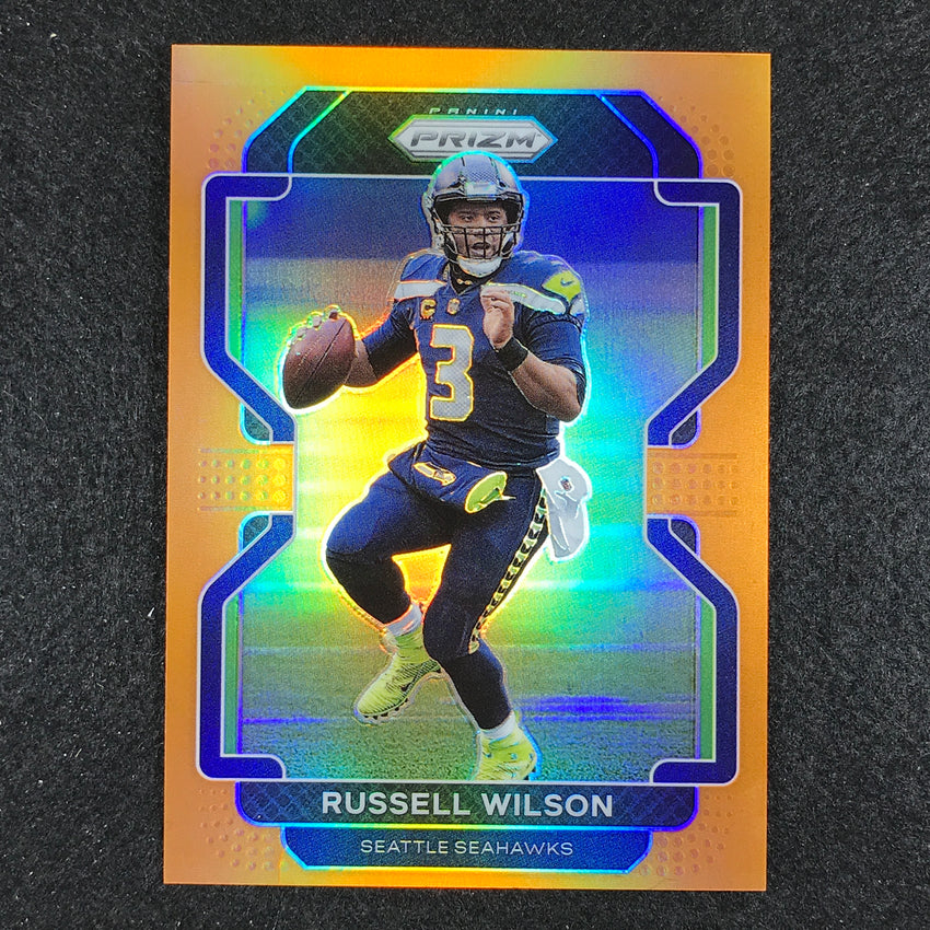 2021 Prizm Russell Wilson Orange /249