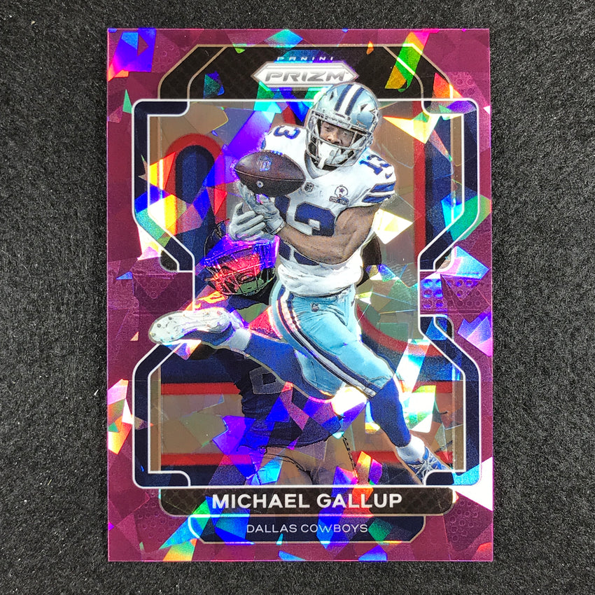 2021 Prizm Michael Gallup Purple Ice /225