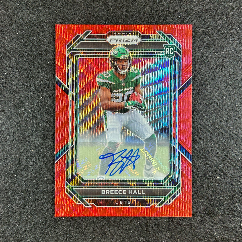 2022 Prizm Breece Hall Rookie Auto Red Wave 54/149