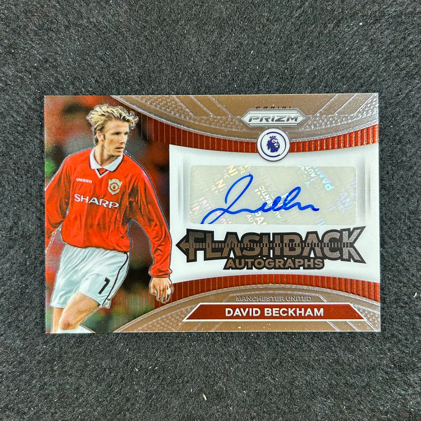 2022-23 Prizm Epl David Beckham Flashback Auto Base No Db