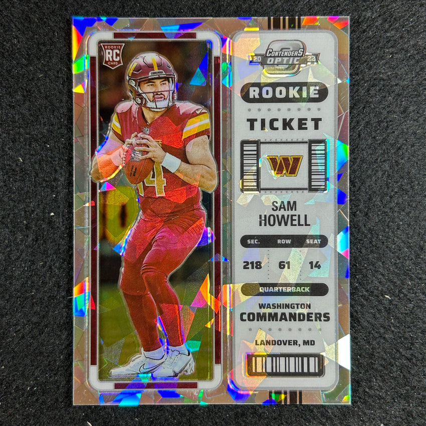 2022 Contenders Optic Sam Howell Rookie Ticket Cracked Ice 7/22