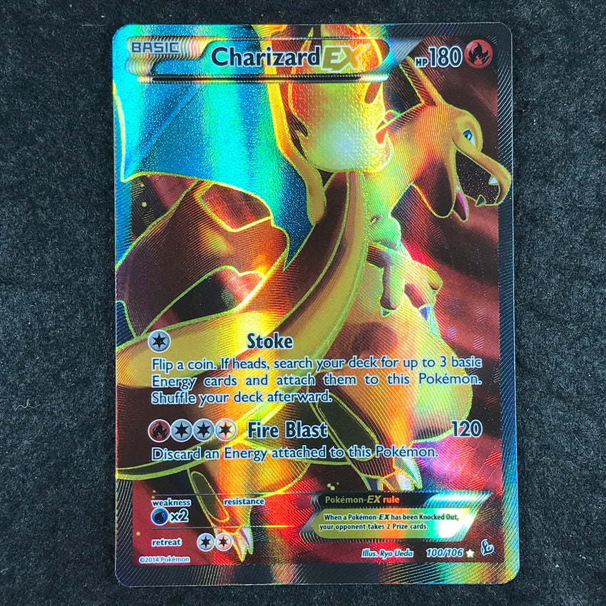 (A) FULL ART Charizard EX - 100/106 - Ultra Rare - XY Flashfire
