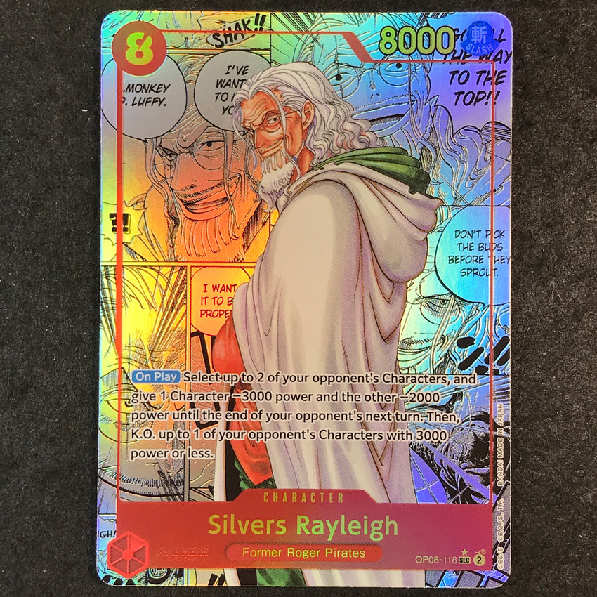 [ MANGA ] Silvers Rayleigh OP08-118 - SEC Manga SSP OP-08 Two Legends (A)