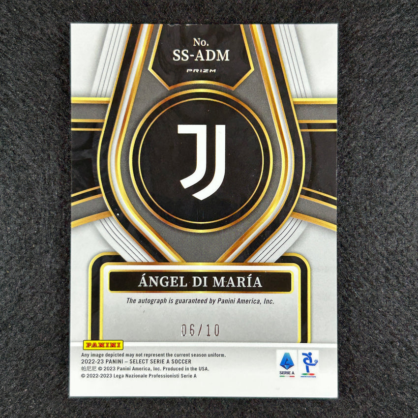 2022-23 Select Serie A ANGEL DI MARIA Select Signatures Auto Gold