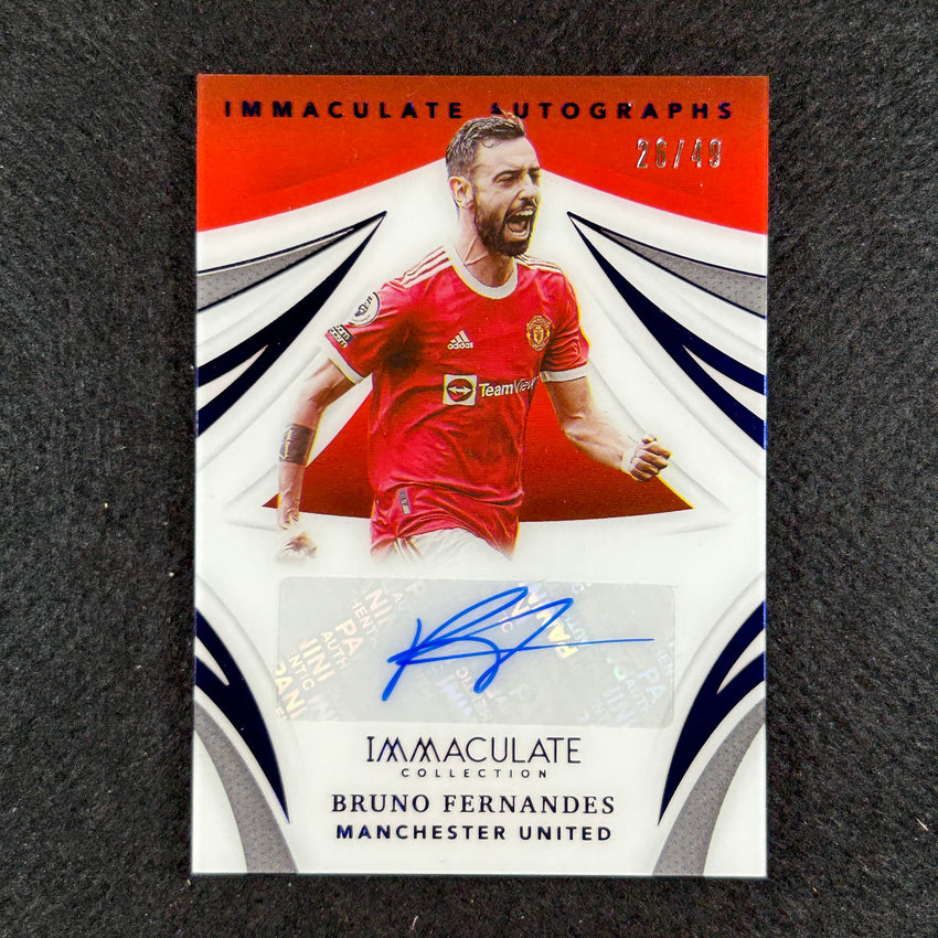 2021 Immaculate Bruno Fernandes Immaculate Auto Acetate Sapphire 26/49