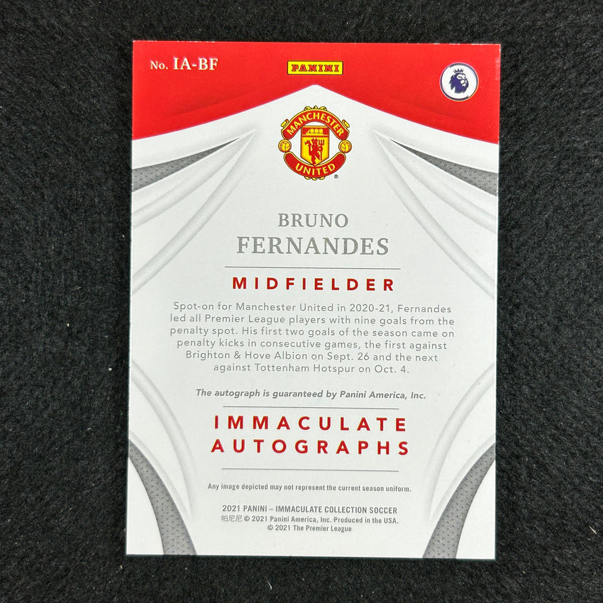 2021 Immaculate Bruno Fernandes Immaculate Auto Acetate Sapphire 26/49