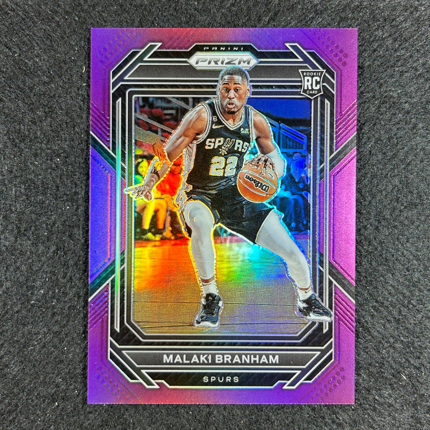 2022-23 Prizm Malaki Branham Rookie Purple Prizm 22/99