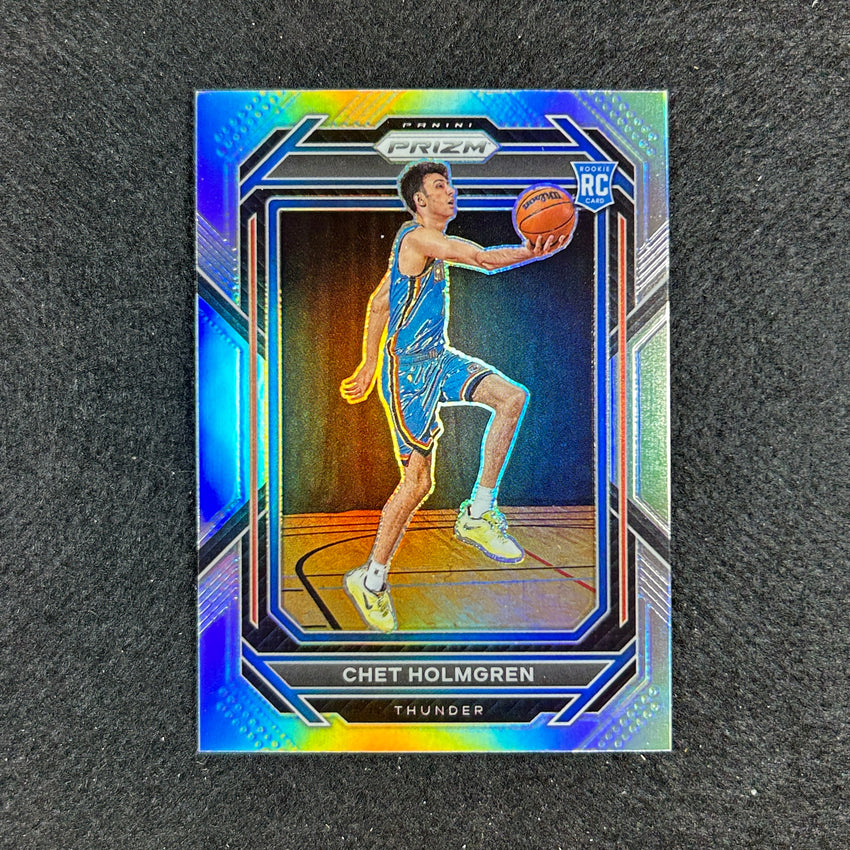 2022-23 Prizm Chet Holmgren Rookie Silver Prizm No 266 B – Cherry 