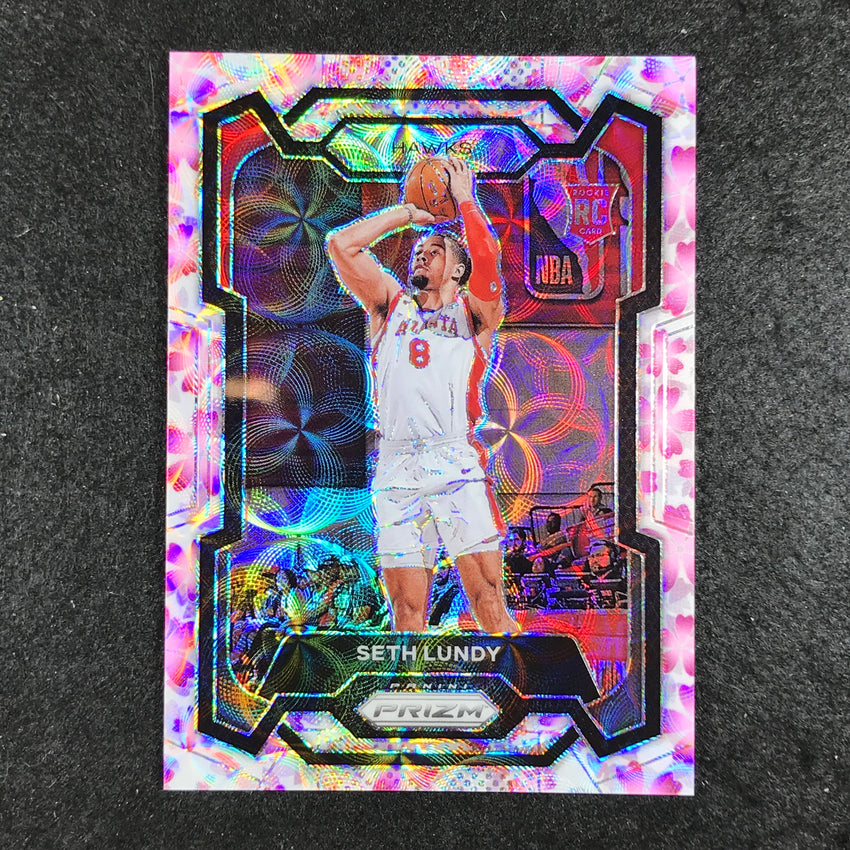 2023-24 Prizm Seth Lundy Rookie Choice Cherry Blossom 16/20 #138