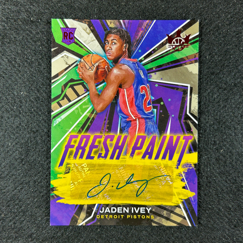 2022-23 Court Kings Jaden Ivey Fresh Paint Rookie Auto Ruby 6/99