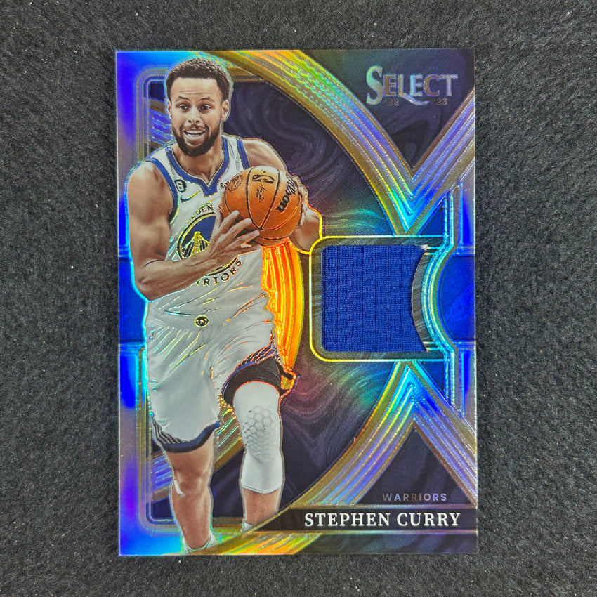 2022-23 Select Stephen Curry Selective Swatches Jersey Silver Prizm No Sc
