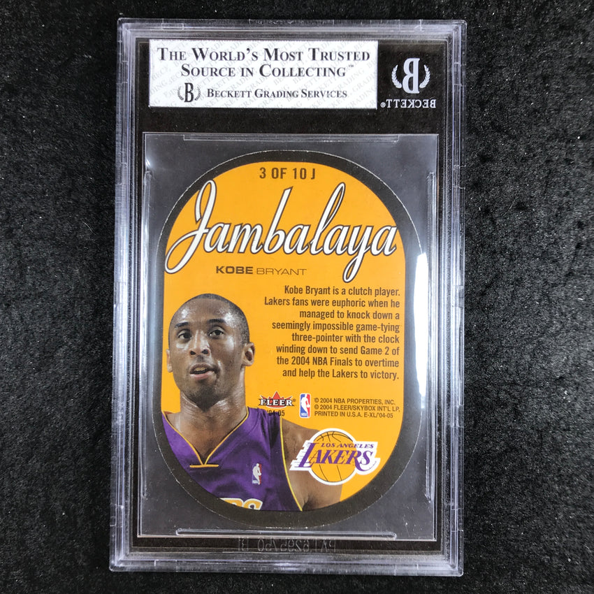 2004-05 E-xl Kobe Bryant Jambalaya No 3 BGS 8 236