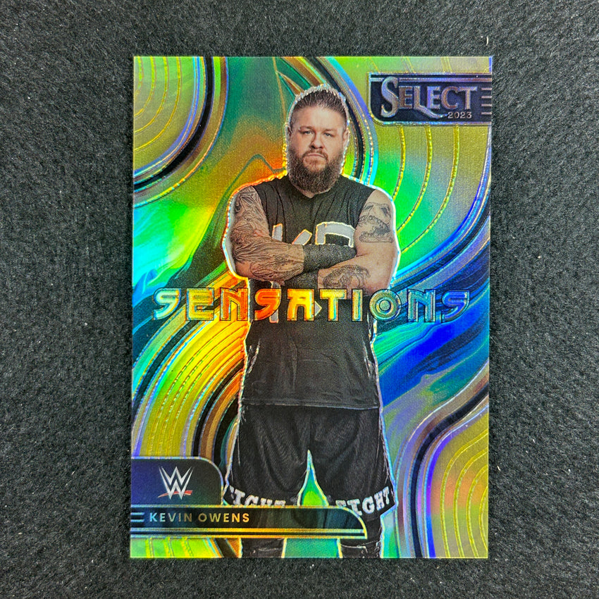 2023 Select Wwe Kevin Owens Sensations Gold Prizm 10/10